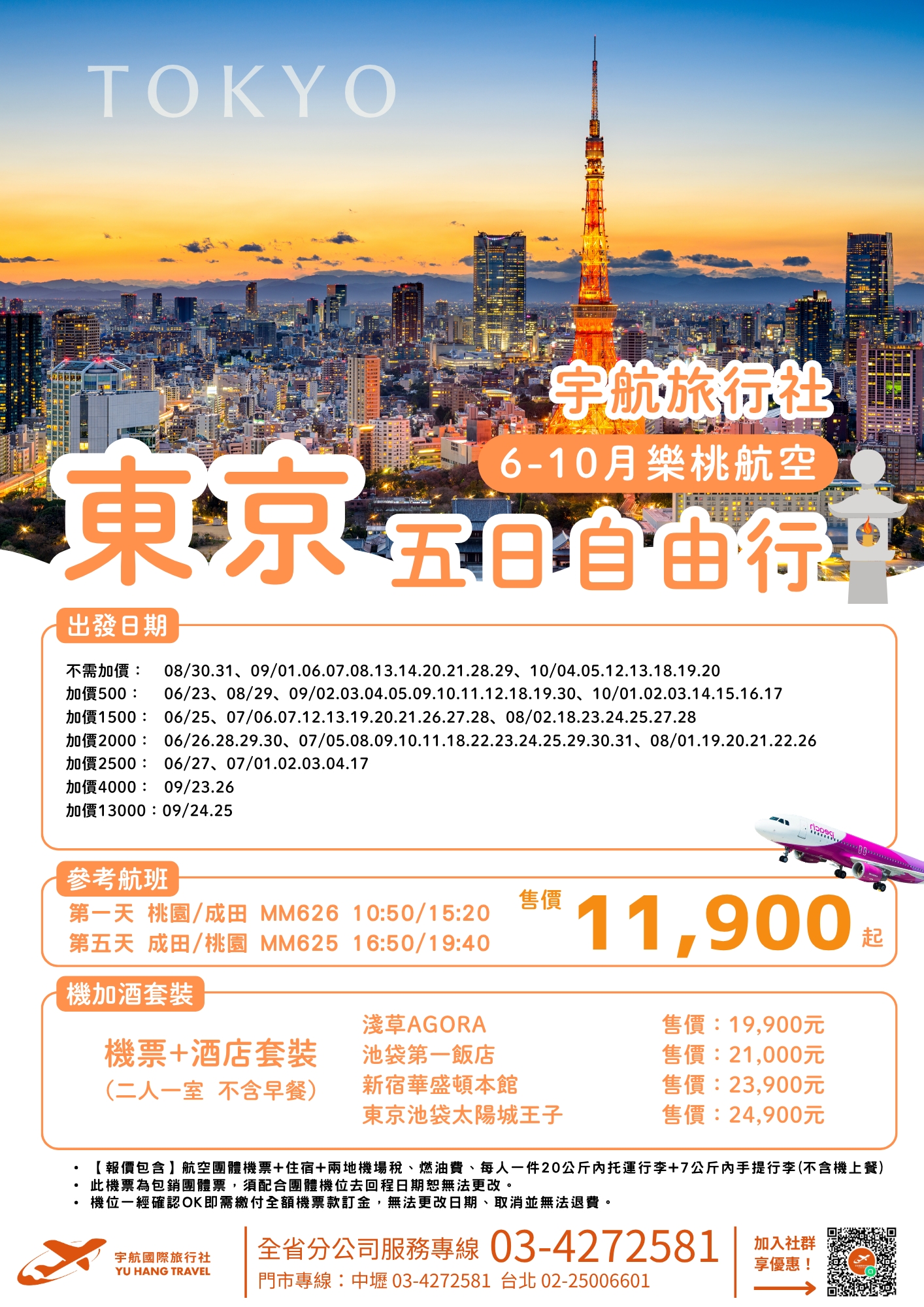 東京五日自由行